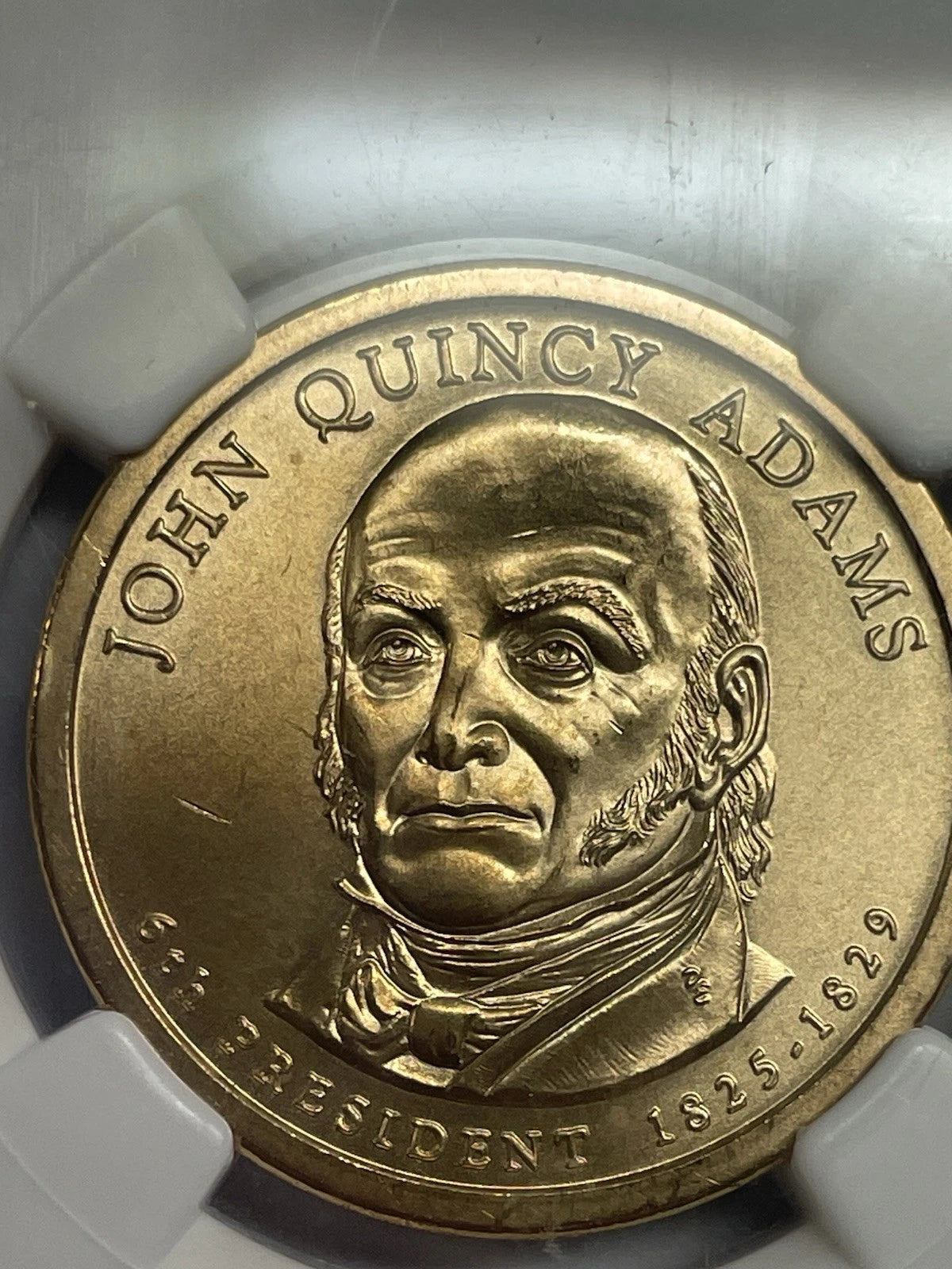 2008-P John Quincy Adams One Dollar SMS NGC MS66-7