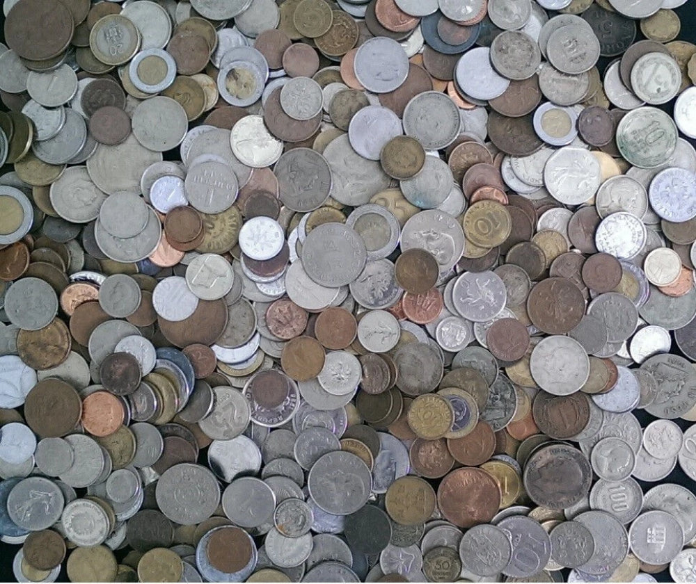 ☆ 100 Coin Lot From Old Estate Hoard! ☆ Old US & World Coins GOLD SILVER Roman ☆-7