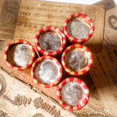 Rollo de centavos de trigo de 1909-1958 con moneda de diez centavos Roosevelt de plata BU | | REALMENTE SIN BUSCAR-1
