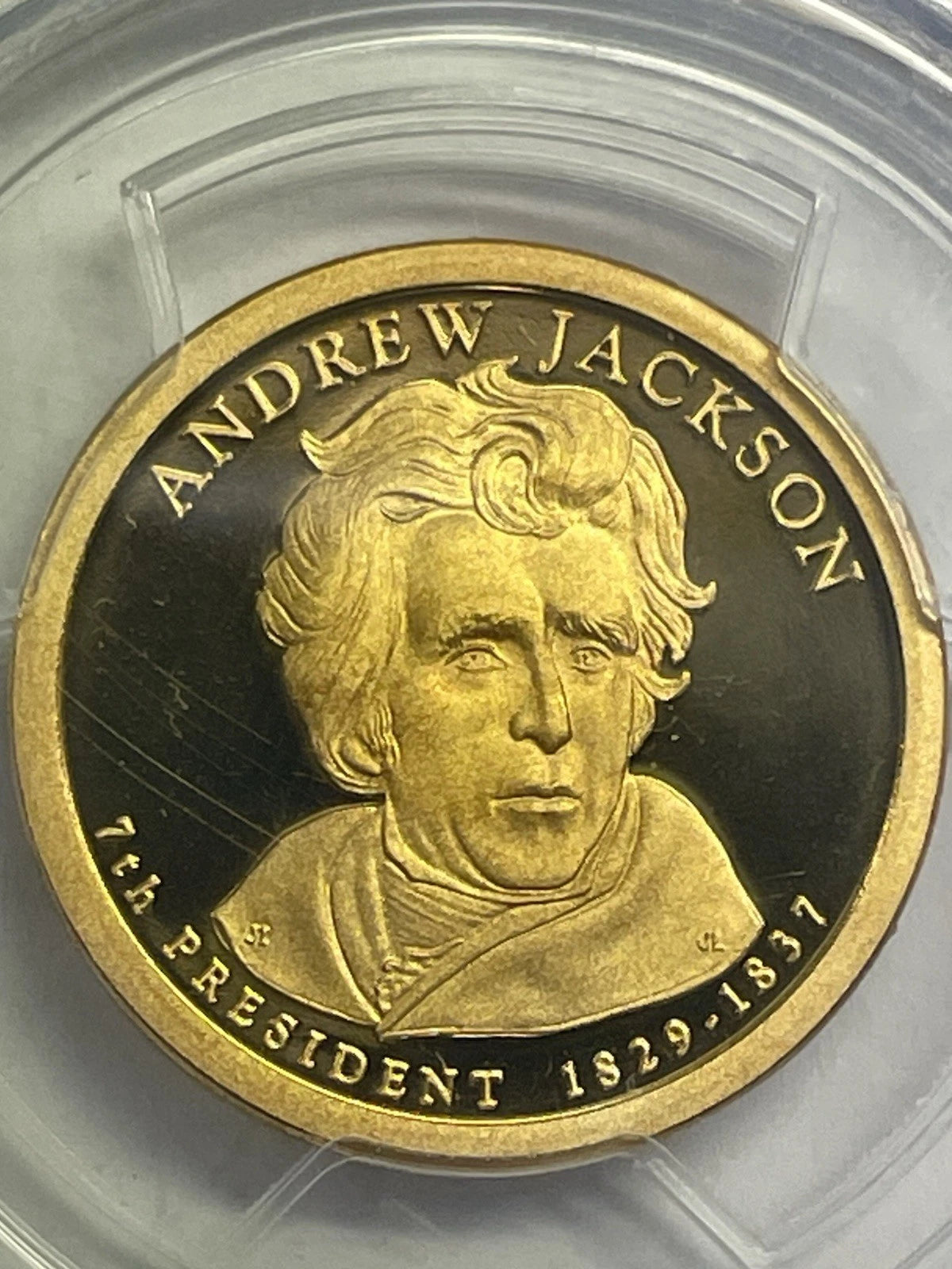 2008-S Andrew Jackson One Dollar PCGS- PR 69 D CAM.-7