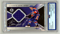 Jari Kurri 2004-05 UD Silver Signed Relic /250 w/ HOF 01' PSA Authentic Auto-1