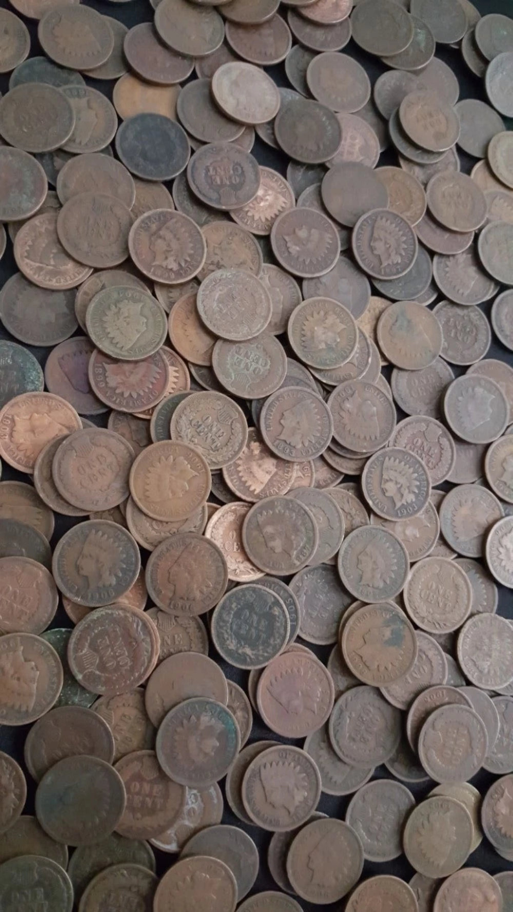 ? 5 DIFFERENT DATES Indian Head Penny ? Classic Old U.S. Coin Estate Lot ?-3