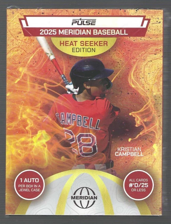 2025 Pulse Meridian Baseball Factory Sealed Heat Seeker Hobby Box-1