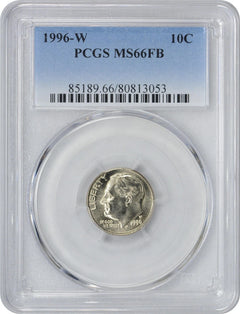 1996-W Roosevelt Dime MS66FB PCGS-1
