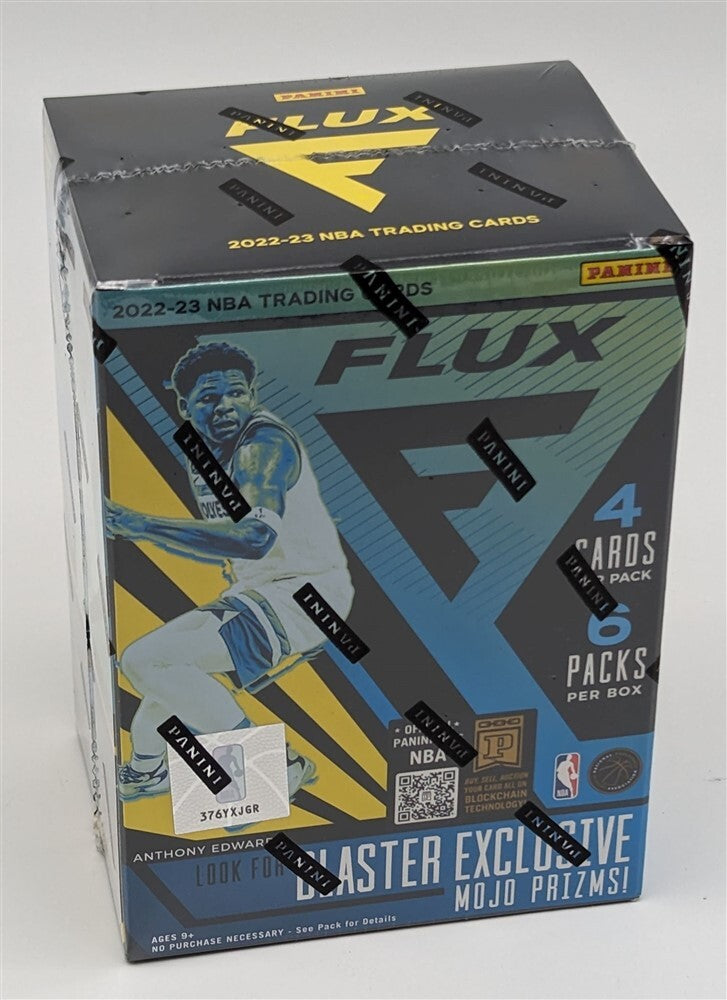 Factory Sealed 6 Pack Blaster Box 2022-23 Panini Flux NBA Basketball Cards