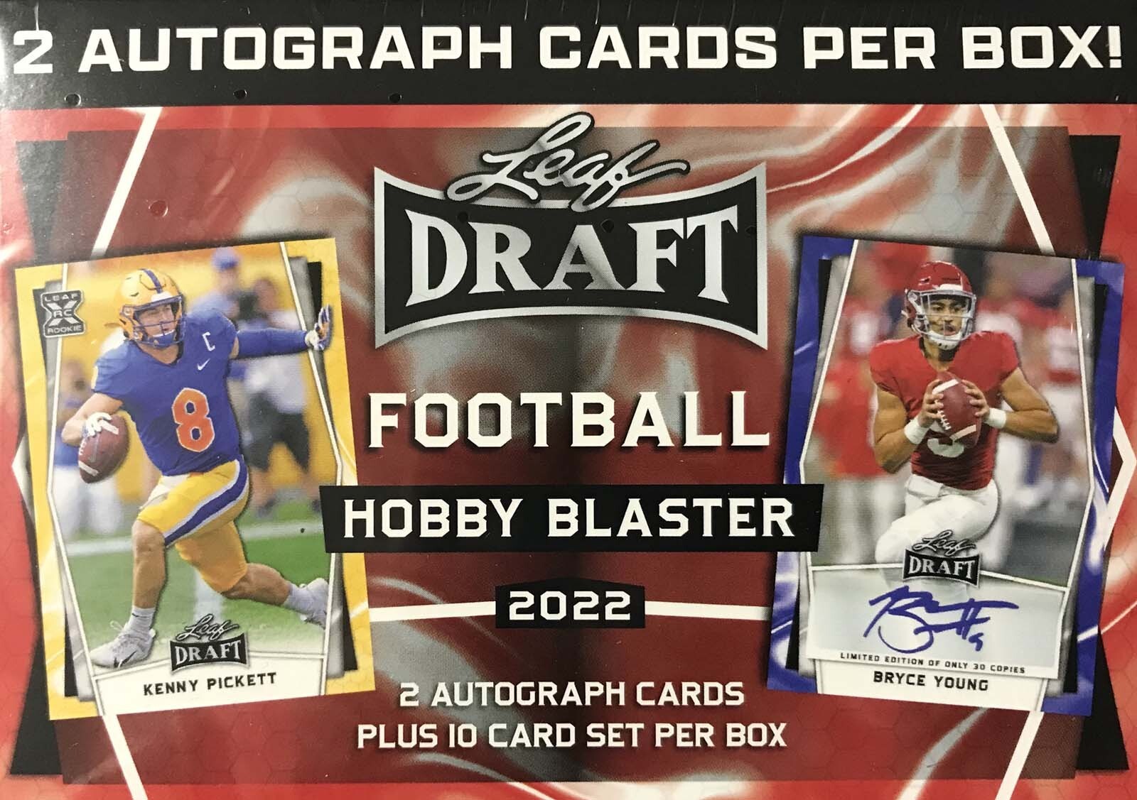 2022 LEAF DRAFT NFL HOBBY Box 10 Card Set 2 Autographs 2023 Stroud Bryce Young-1