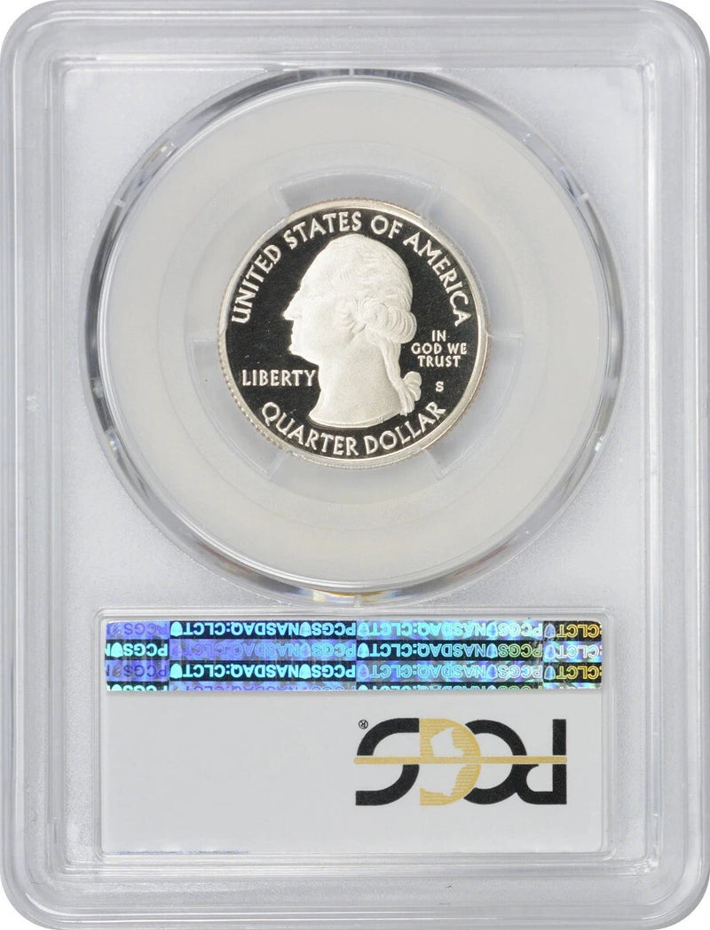 2017-S Flag Clad Ellis Island National Park Quarter PR70DCAM PCGS-2