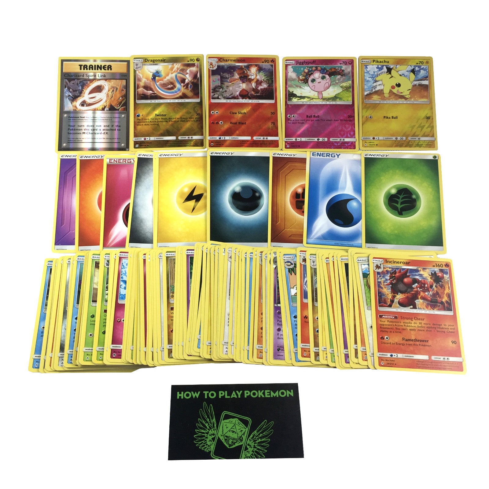 100 Pokémon TCG Cards Pack – Includes 10 Rare Cards, 5 Foil Cards & How-to-Play Instructions – Collector’s Edition Trading Cards Hobby Set