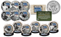 MILITARY BASEBALL LEGENDS JFK Half Dollar U.S. 6-Coin Set w/COA * COMPLETE SET *-2