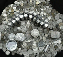 1 oz UNCIRCULATED 90% Lot ~ Silver Bar US Coins & Bullion Pre-1964 ~ Estate BU-4