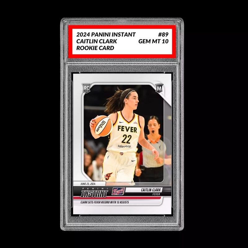 Graded 10 Caitlin Clark #89 RC Rookie Card 2024 Panini Instant Indiana Fever-1