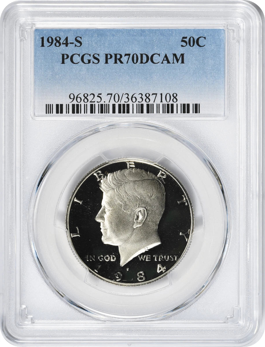 1984-S Kennedy Half PR70DCAM PCGS Proof 70 Deep Cameo