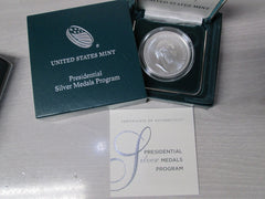 US Mint Presidential .999 Fine Silver 1oz. Medal Coin _ Millard Fillmore-3