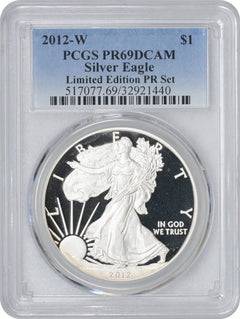 2012-W $1 American Silver Eagle Limited Edition Silver Proof Set PR69DCAM PCGS-1