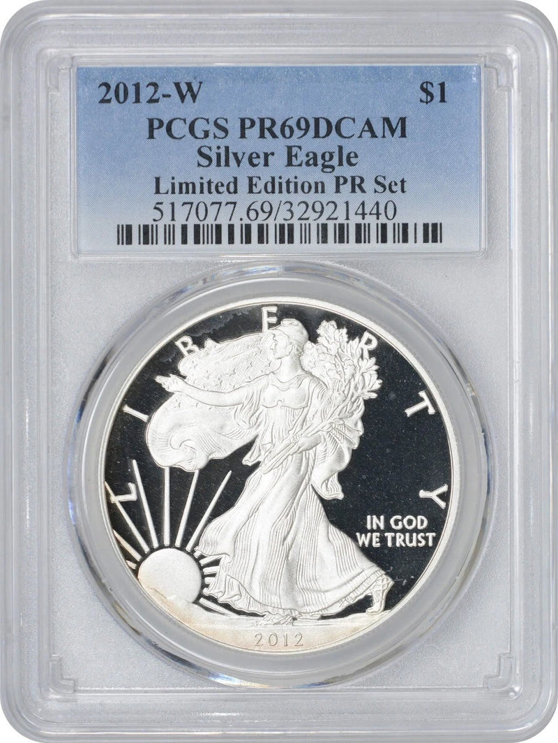 2012-W $1 American Silver Eagle Limited Edition Silver Proof Set PR69DCAM PCGS-1