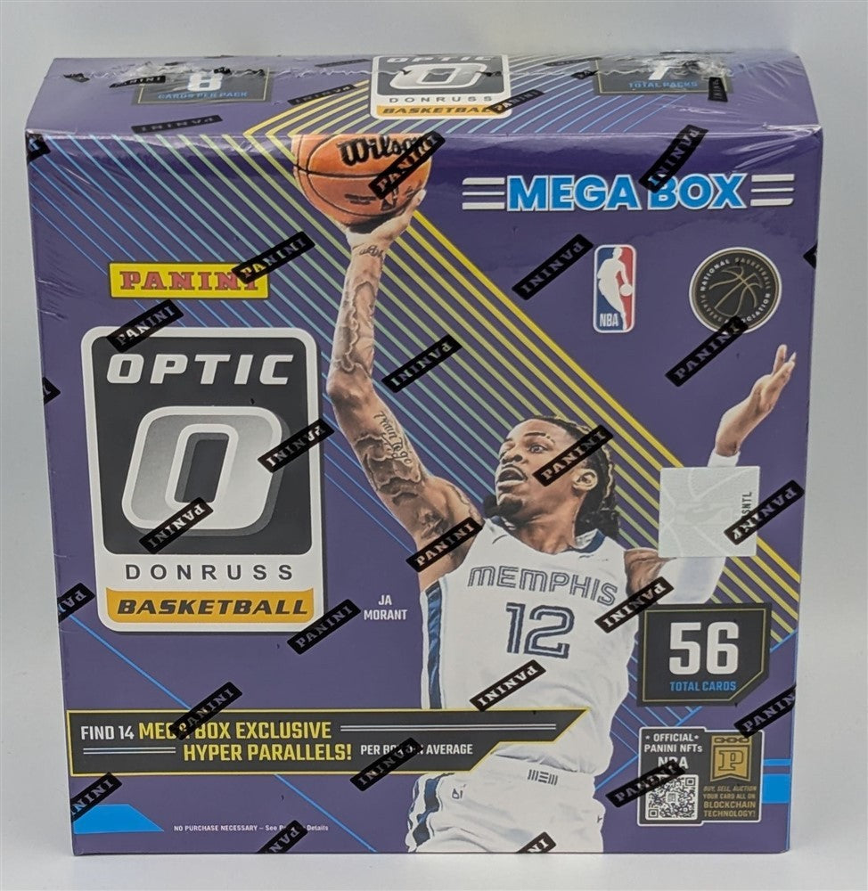 Factory Sealed Mega Box 2024-25 Donruss Optic NBA Basketball Cards