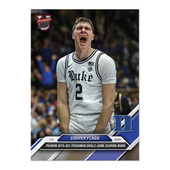 Graded 10 Cooper Flagg 2024-25 Bowman U NOW Card #44 Duke RC ROOKIE-3