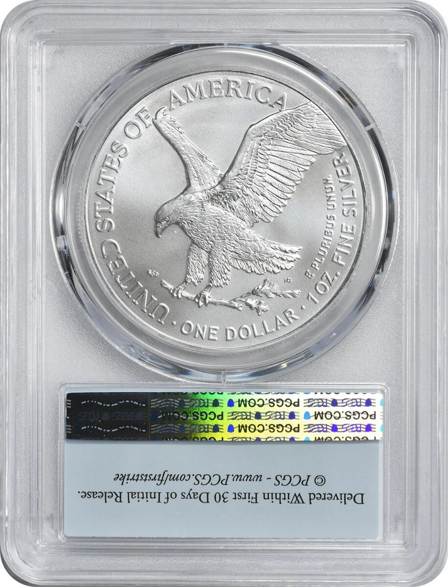 2023 $1 American Silver Eagle MS69 First Strike PCGS-2