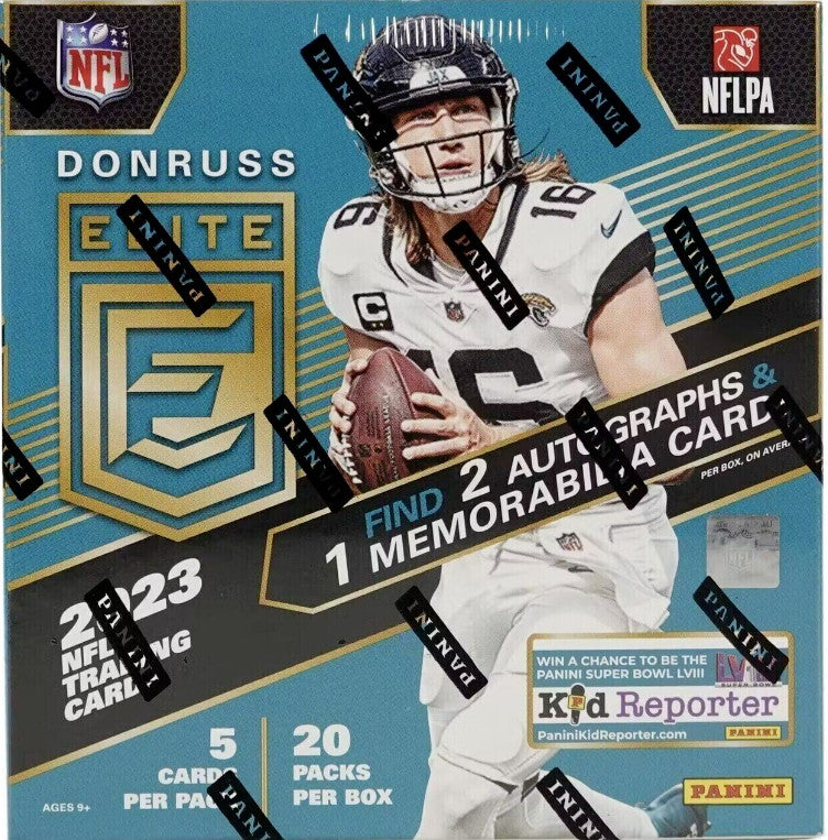 2023 Panini Donruss Elite Football Factory Sealed Hobby Box