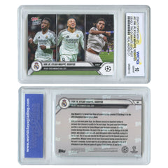 2024 Topps Now KYLIAN MBAPPE VINI JR RODRYGO Madrid Trio Card #83 - GEM MINT 10-1