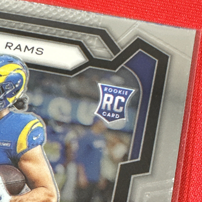 Puka Nacua 2023 Panini Prizm Rookie Card #357 Los Angeles Rams RC BMWT-2