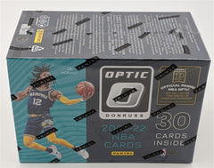 Factory Sealed 6 Pack Blaster Box 2021-22 Panini Donruss Optic Basketball Cards-3