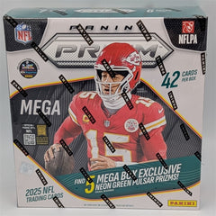 Factory Sealed Mega Box 2025 Panini Prizm NFL Football Cards-1
