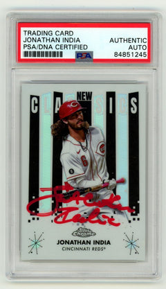 Jonathan India 2022 Topps Chrome New Classics #NC-13 Signed PSA Authentic Auto-1
