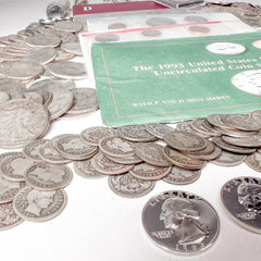 Conjunto de monedas de EE. UU., lote mixto | Monedas antiguas, liquidación de bienes | Moneda de plata-8
