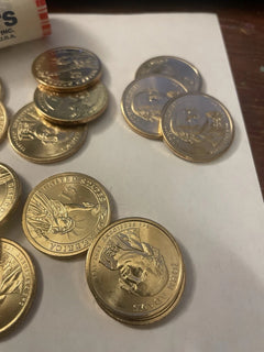 2007-D John Quincy Adams US Mint Dollar Coins Opened Roll Of 25-8