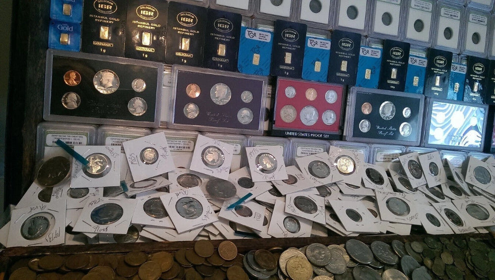 ☆ 100 Coin Lot From Old Estate Hoard! ☆ Old US & World Coins GOLD SILVER Roman ☆-6