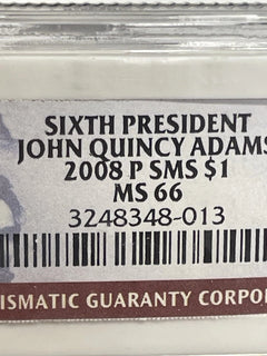 2008-P John Quincy Adams One Dollar SMS NGC MS66-8