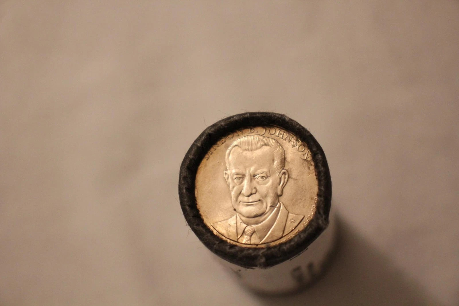 2015-P Lyndon B. Johnson Presidential $1 Coin Roll of $25 Unc US Mint BU-6