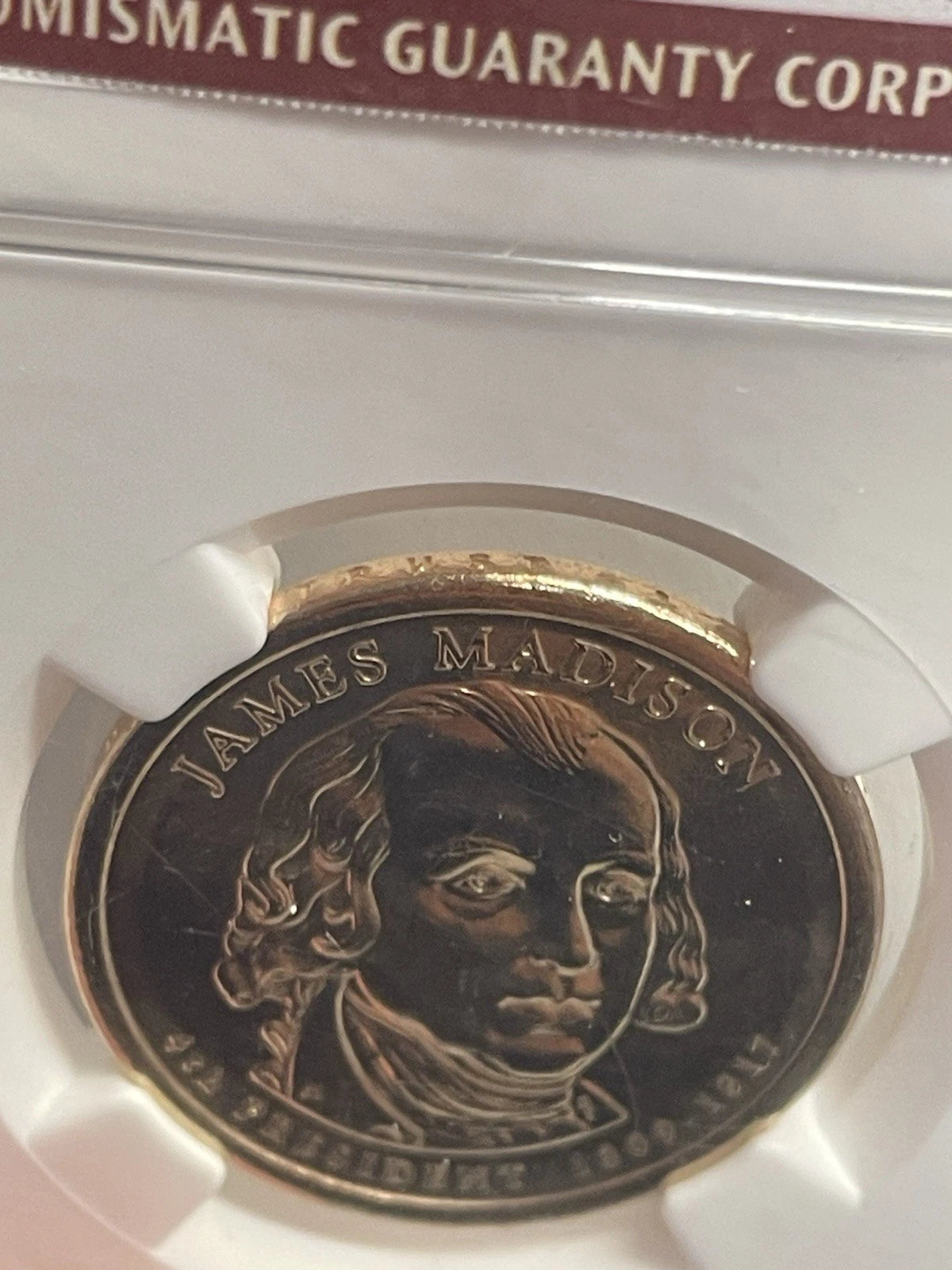 2007-D James Madison One Dollar NGC- Brilliant Uncirculated-8