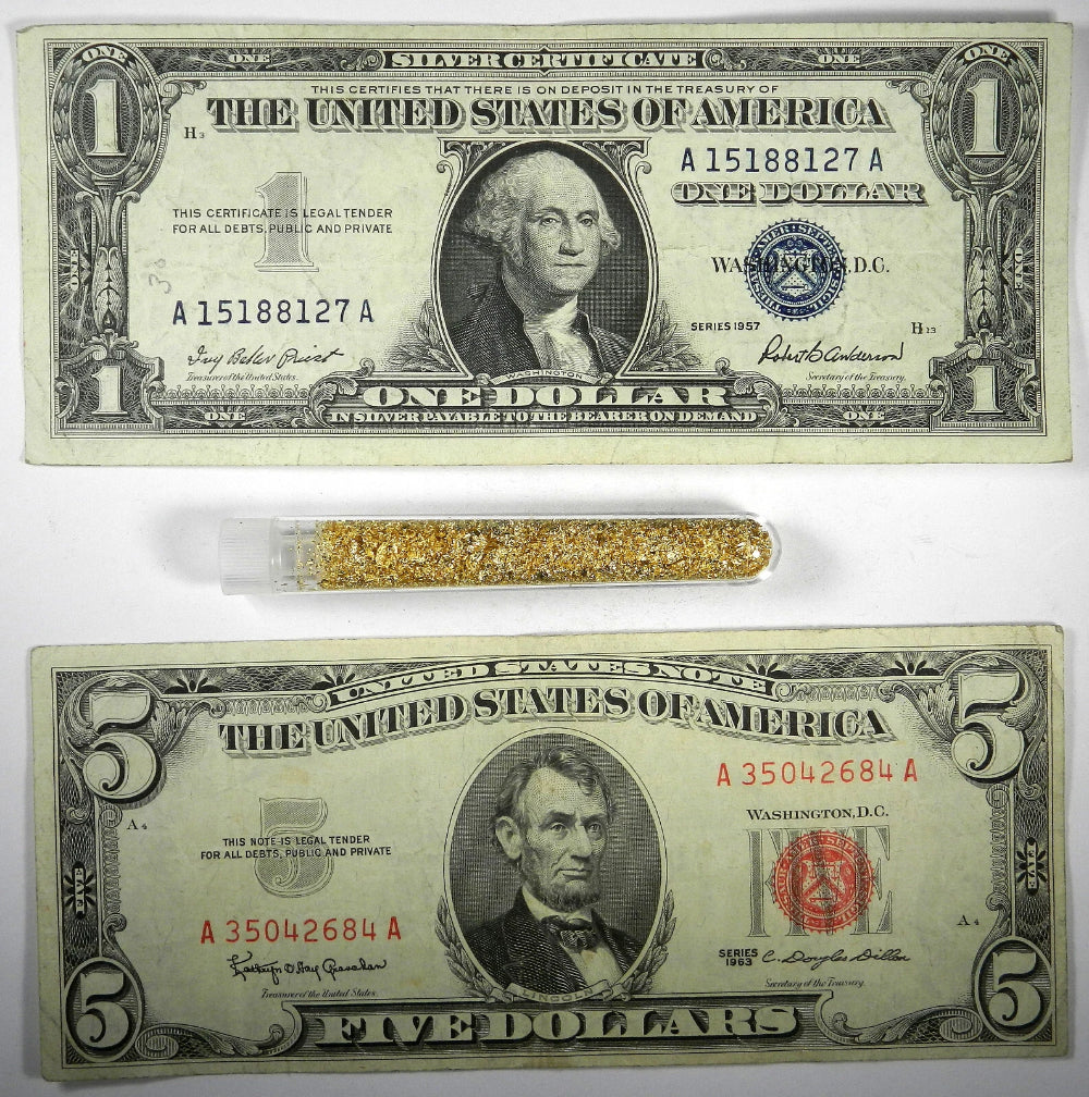 ESTATE LOT SALE ~ .999 BULLION BARS CURRENCY GOLD ~ $5 RED SEAL INCLUDED-3