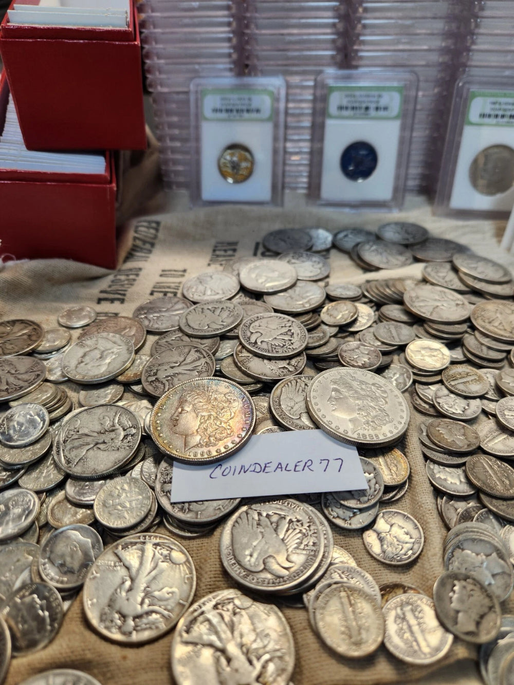 Lotes de monedas antiguas de Estados Unidos: monedas raras de Estados Unidos: oro, plata, prueba y ¡BONIFICACIÓN!-4