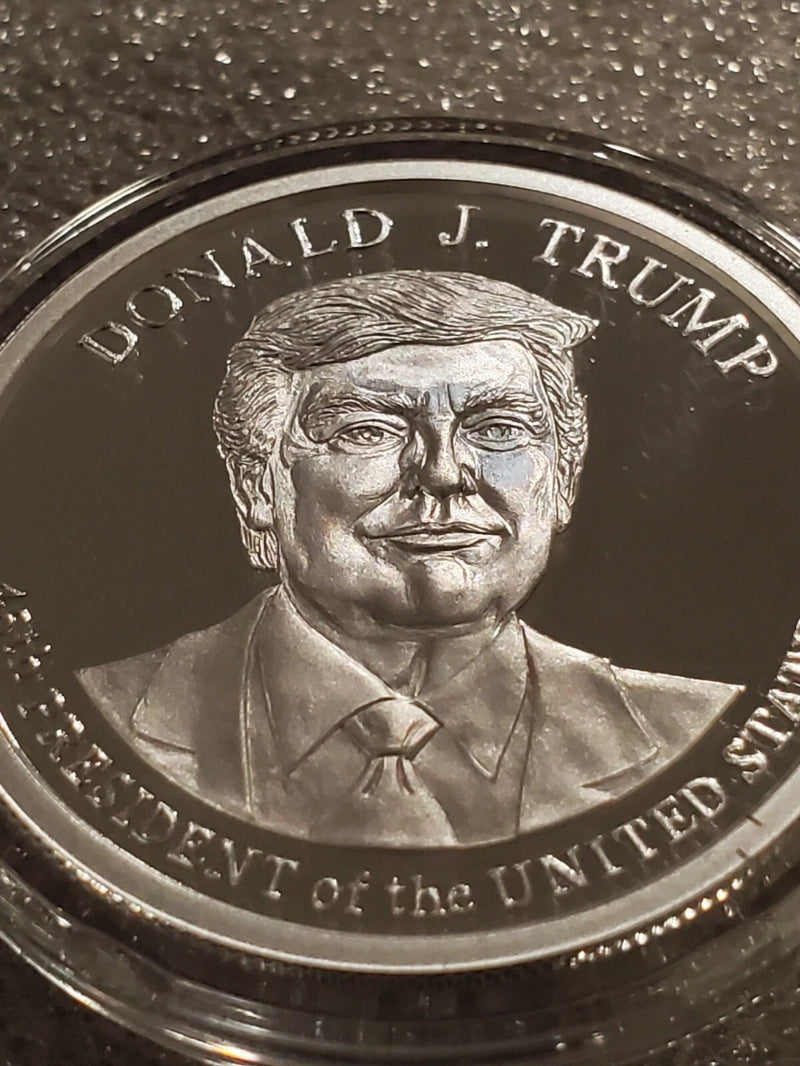Donald Trump 2020 1 oz .999 silver proof coin 45th President commemorative New!-8