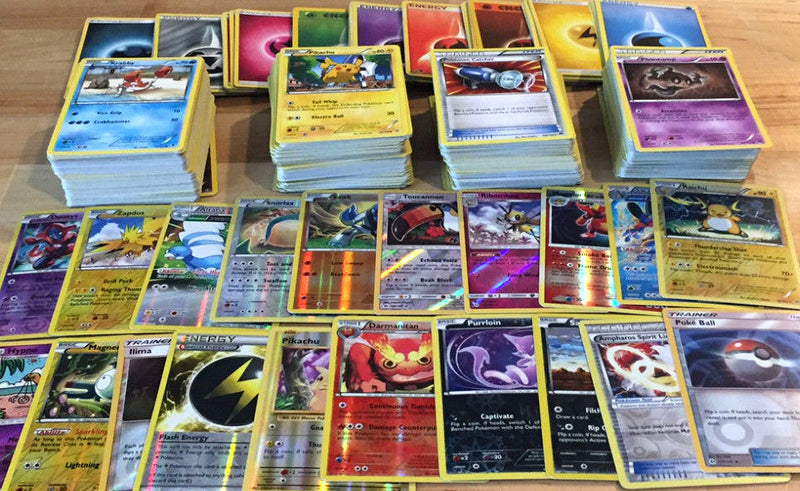 500 Pokémon TCG Trading Cards – Includes 90 Basic Energy, Foils & Foil Rares – Collector’s Edition Hobby Pack Rare Cards Set-2