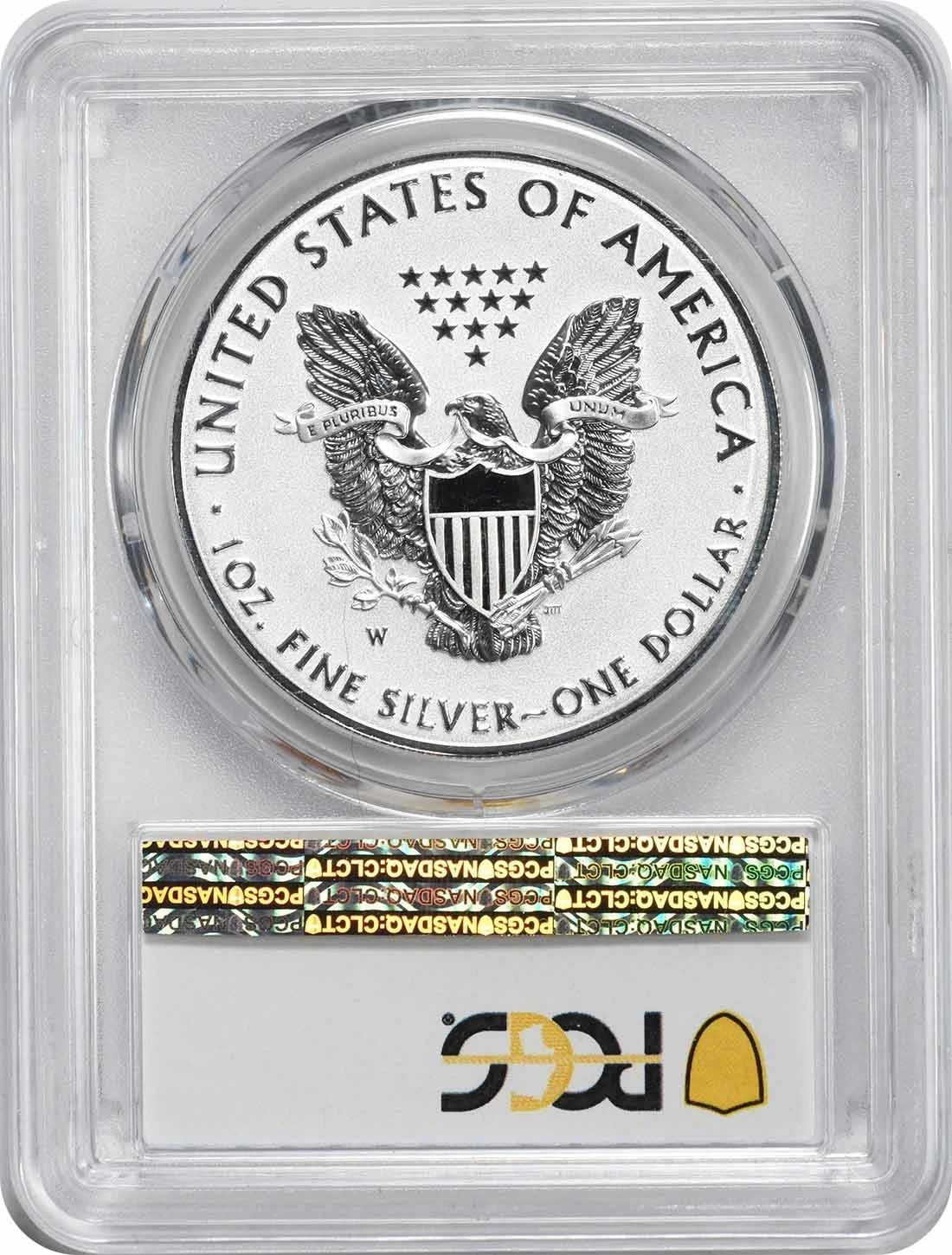 2019-W Silver Eagle Dollar Reverse Proof PR70 PCGS FS Pride of Two Nations US