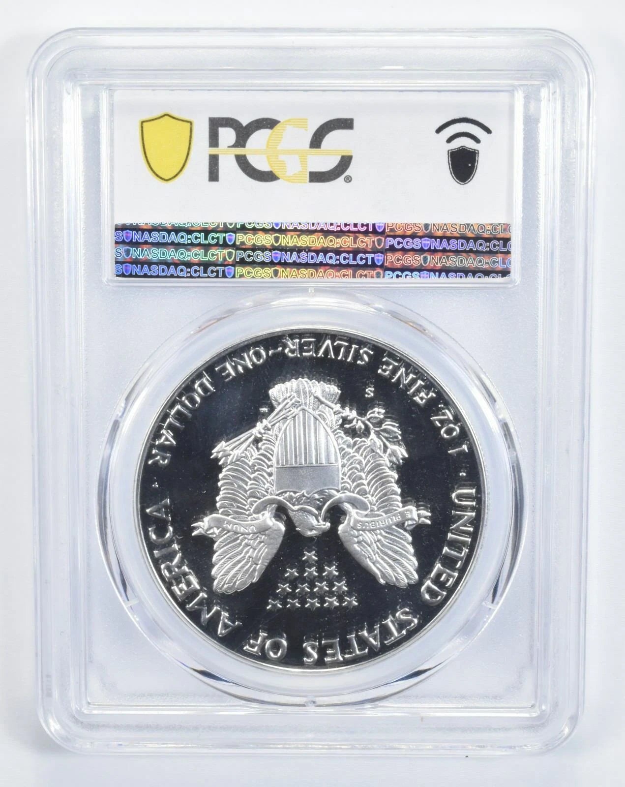 1990-S American Silver Eagle Dollar PR70DCAM PCGS Proof 70 Deep Cameo