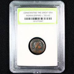 High Quality Constantine the Great Era Ancient Bronze Coin c. 330 AD-6