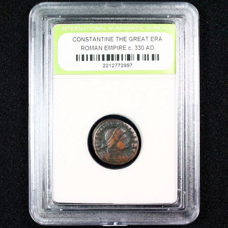 High Quality Constantine the Great Era Ancient Bronze Coin c. 330 AD-6