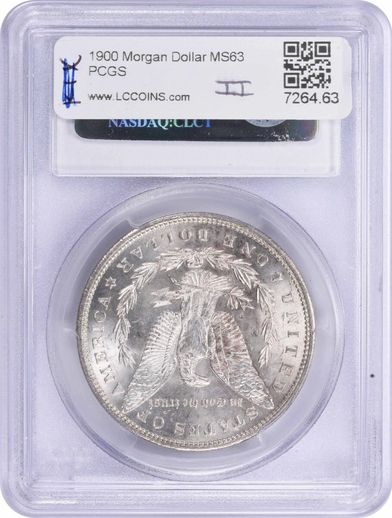 1900 Morgan Silver Dollar MS63 PCGS-1