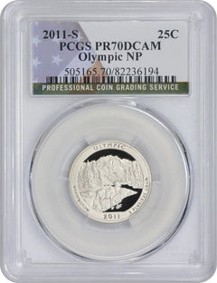 2011-S Flag Clad Olympic ATB National Park Quarter PR70DCAM PCGS-1