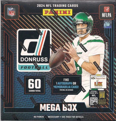 2024 Panini Donruss Football Factory Sealed Mega Box (Red Wave)-1