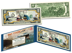 TITANIC RMS Ship *100th Anniversary* Genuine Legal Tender U.S. $2 Bill Currency-1
