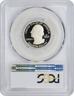 2010-S Flag Clad Yellowstone NP State Quarter PR70DCAM PCGS 70 Deep Cam-2
