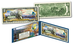 ALASKA - OFFICIAL Genuine Legal Tender US $2 Bill Honoring America's 50 States-2