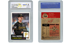2024 Topps MLB Living Set PAUL SKENES Pittsburgh Pirates RC Card 768 GEM MINT 10-2