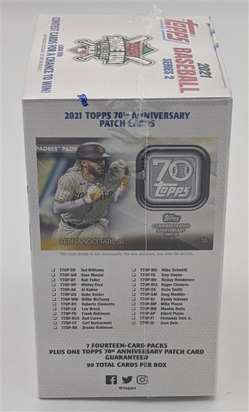 Factory Sealed 7 Pack Blaster Box 2021 Topps Series 2 Baseball Cards-4